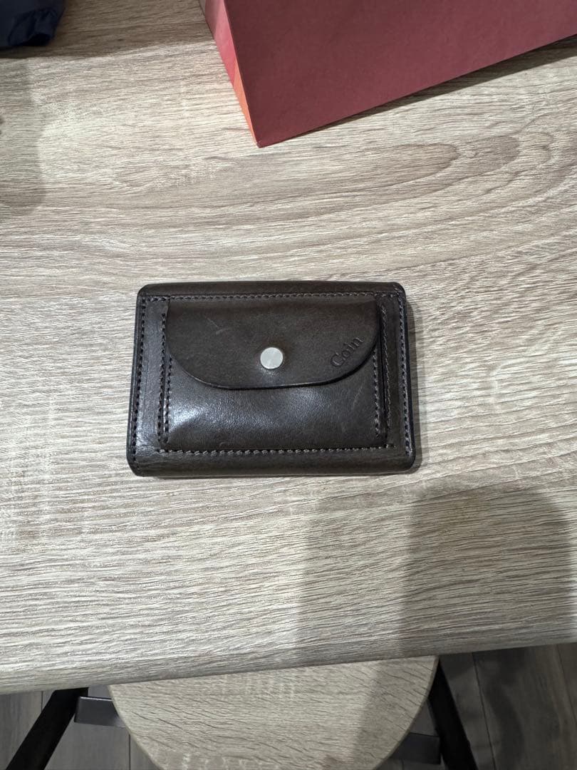 Iru 財布 コンパクトウォレット グレー 池之端銀革店