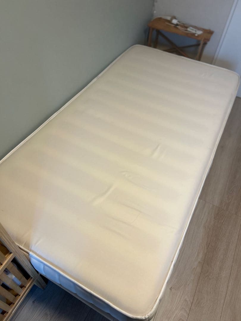 ☆引き取り限定☆無印良品マットレス・シングル　& ロウヤすのこベット角丸セット