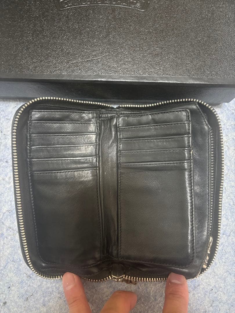 クロムハーツ 財布 REC F ZIP MINI ミニラウンドジップレザー