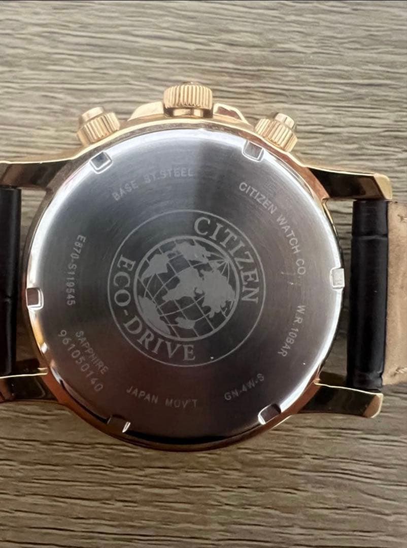 【海外限定】CITIZEN Eco-Drive クロノグラフ