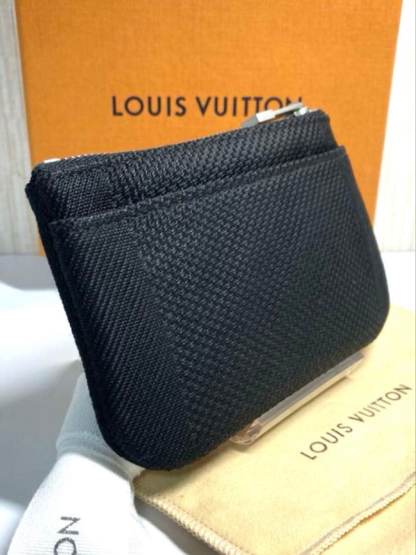 美品　ルイヴィトン　ダミエ　ジェアン　ポシェットクレ　ケース　カードケース