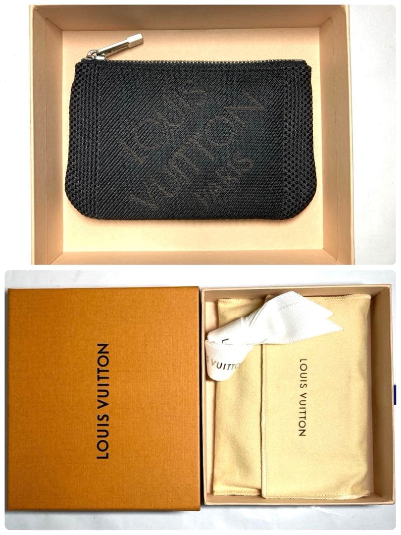美品　ルイヴィトン　ダミエ　ジェアン　ポシェットクレ　ケース　カードケース