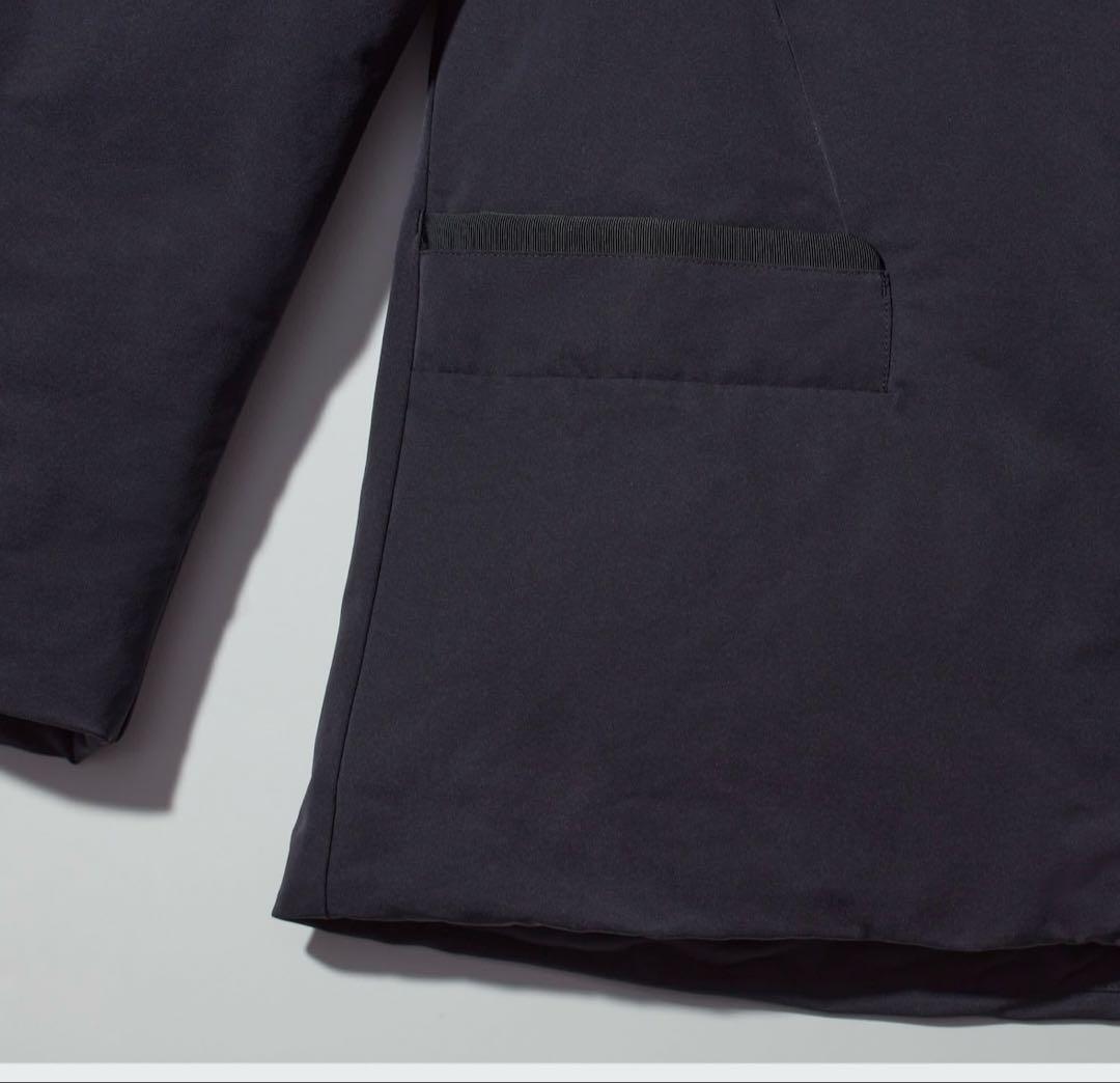 【新品UNIQLO＋J ハイブリッドダウンジャケットM/ネイビー　ジルサンダー