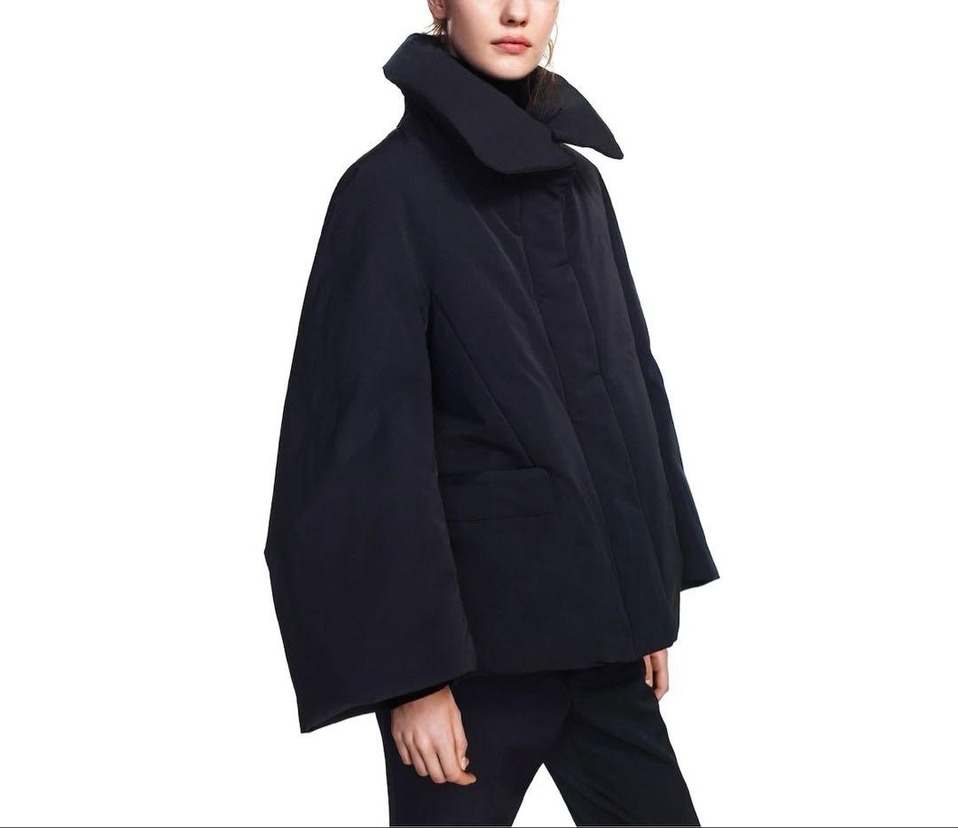 【新品UNIQLO＋J ハイブリッドダウンジャケットM/ネイビー　ジルサンダー