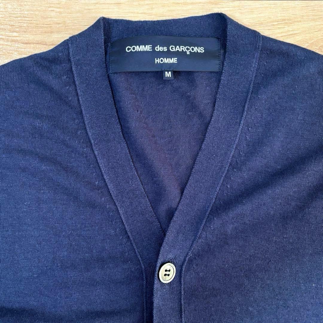 コムデギャルソンオム ヘンプ混コットン Ｖネックカーディガン 2022SS