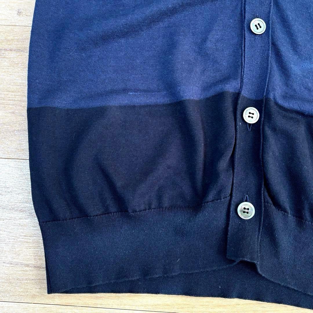 コムデギャルソンオム ヘンプ混コットン Ｖネックカーディガン 2022SS