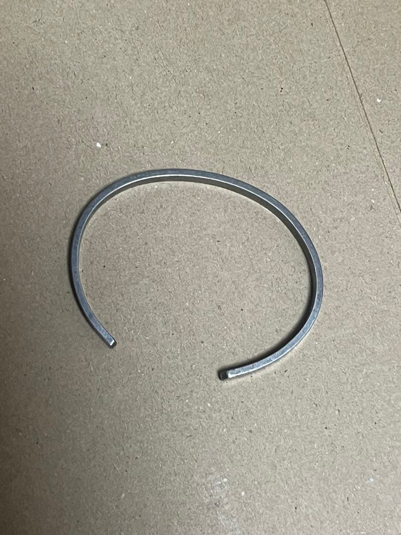 【希少】ヨウジヤマモト　サイト　シルバーバングル　ブレスレット　ヴィンテージ加工