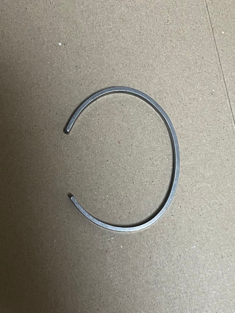 【希少】ヨウジヤマモト　サイト　シルバーバングル　ブレスレット　ヴィンテージ加工