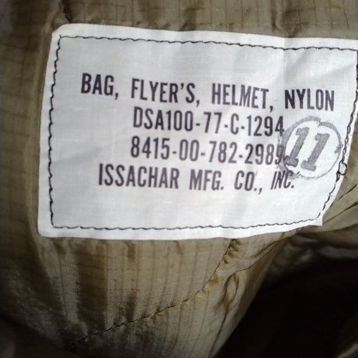 美品！USAF米軍ヘルメットバッグ トートバッグ　ビンテージ　70s