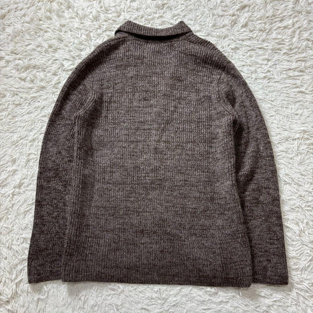 【美品】ARMANI COLLEZIONI カーディガン　モヘア　ブラウン