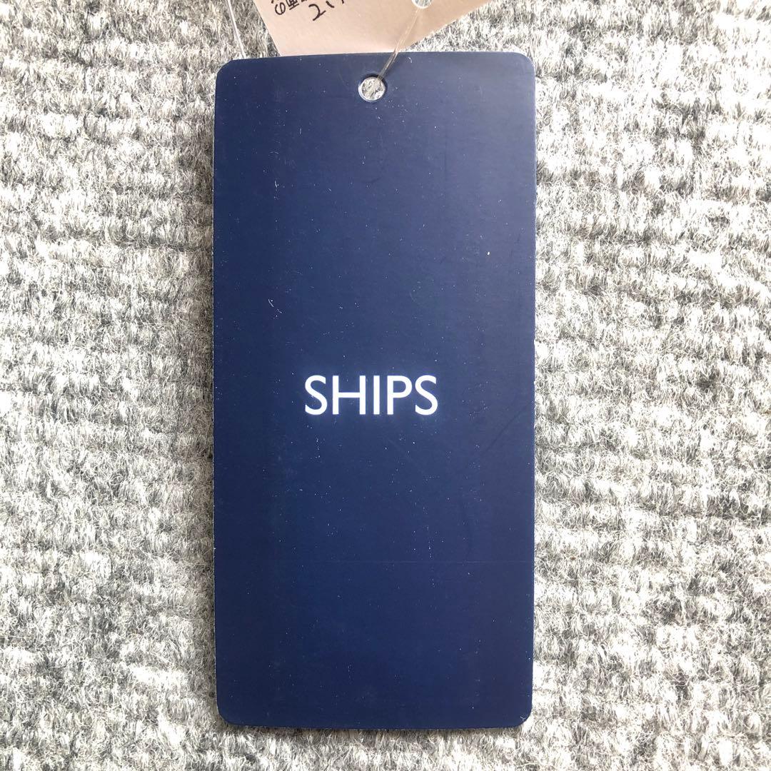 新品タグ付き「シップス」レースバルーン袖ブラウス