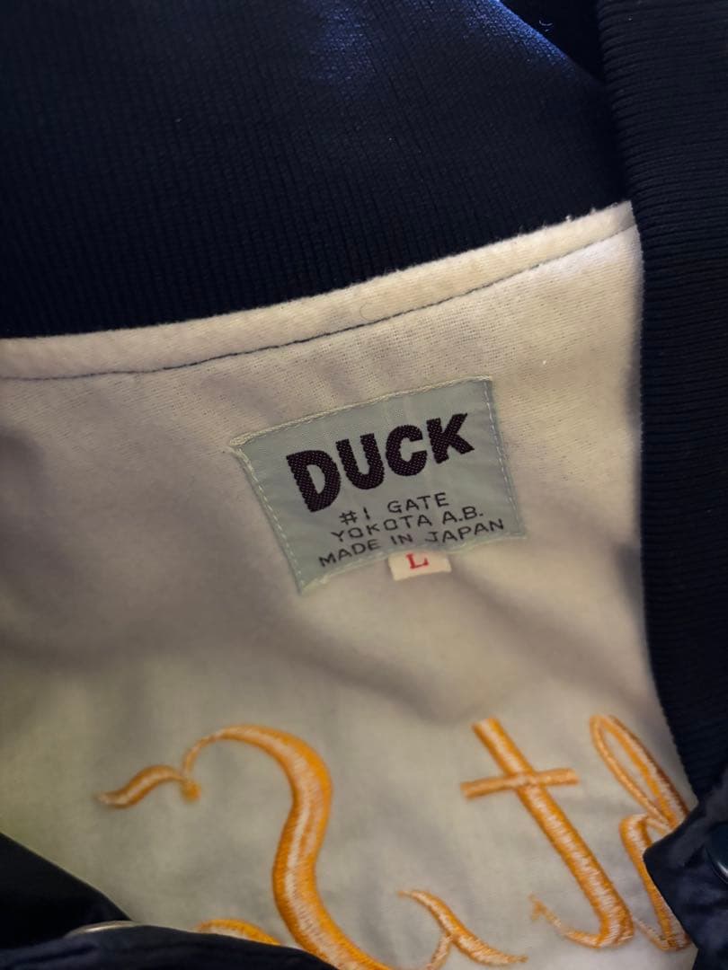 DUCK商会 GATE YOKOTA A.B. 日本製L スーベニアジャケット