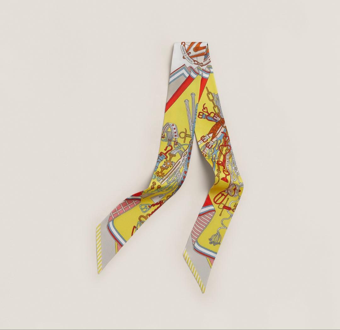 【専用】HERMES シルク ツイリー 鞍職人の花束 2025SS 箱タグ付き