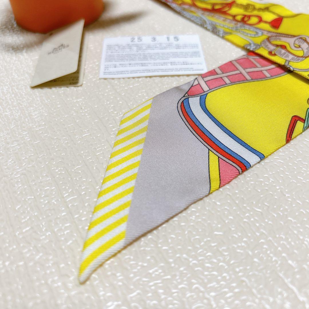 【専用】HERMES シルク ツイリー 鞍職人の花束 2025SS 箱タグ付き