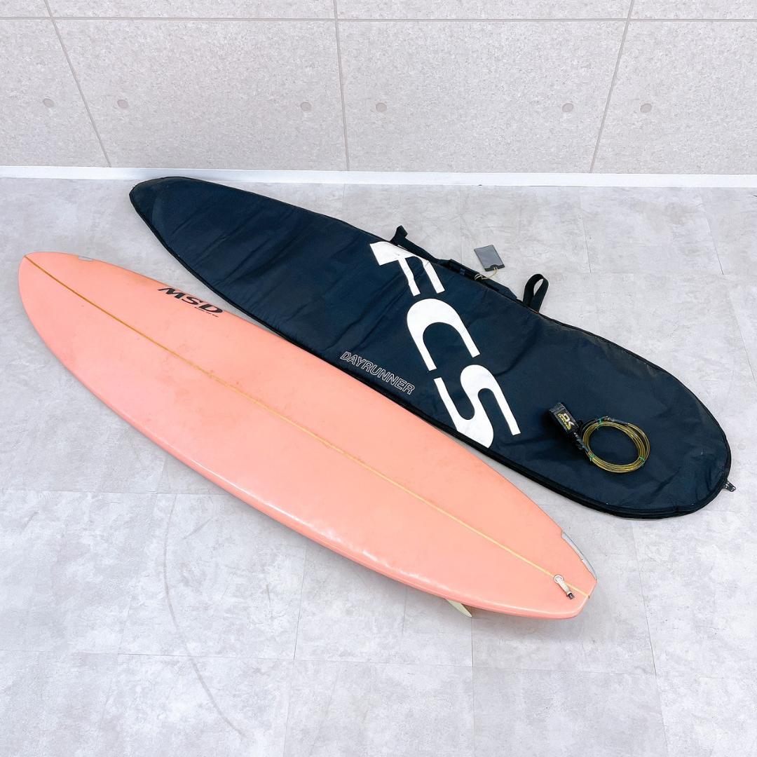 MSD サーフボード 7’3 ファンボード ケース・DAKINEリーシュ付き