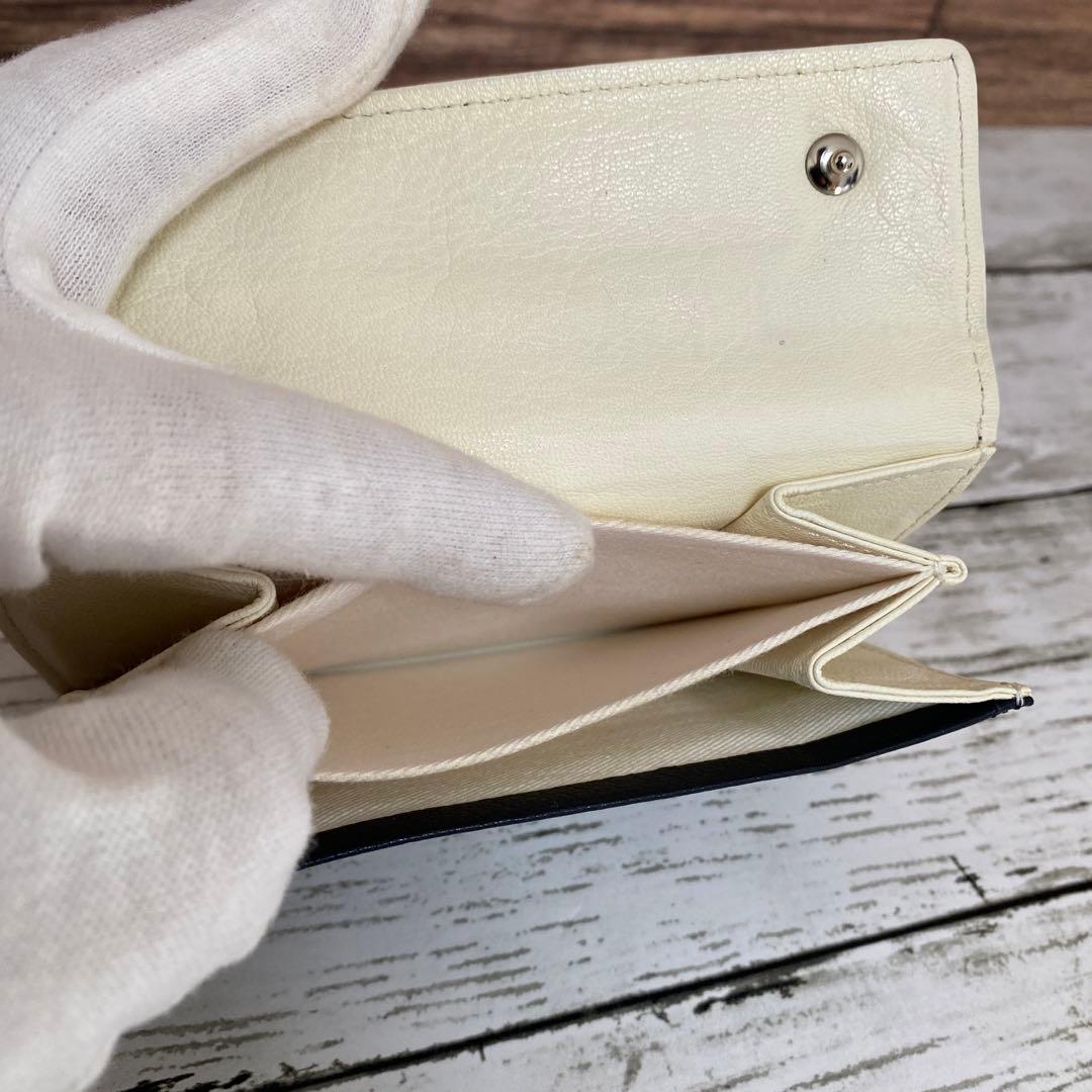 吉田カバン PORTER DOUBLE WALLET ネイビー/ナチュラル