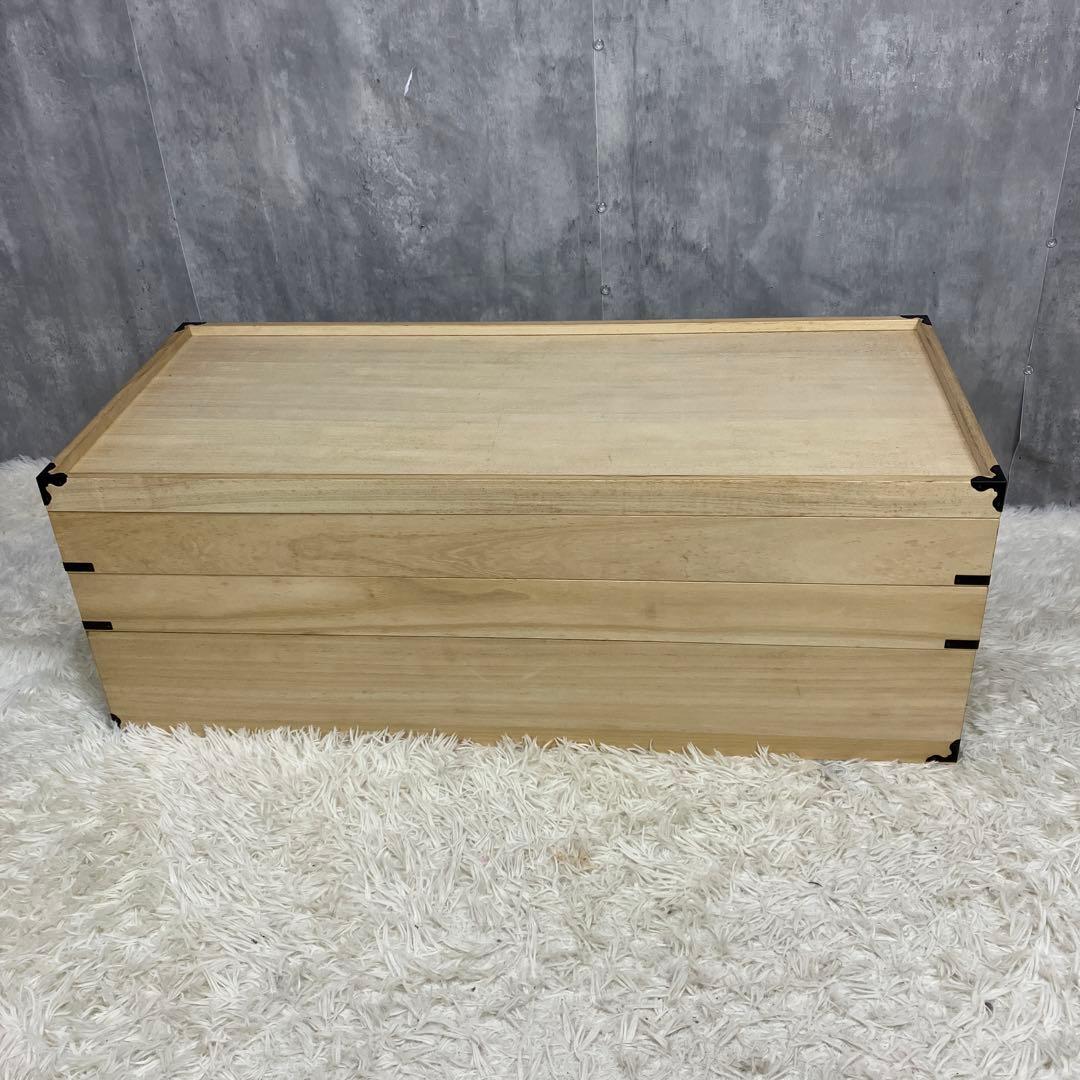 桐箪笥 桐箱 着物 衣装ケース 3段 桐タンス