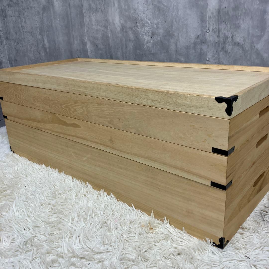 桐箪笥 桐箱 着物 衣装ケース 3段 桐タンス