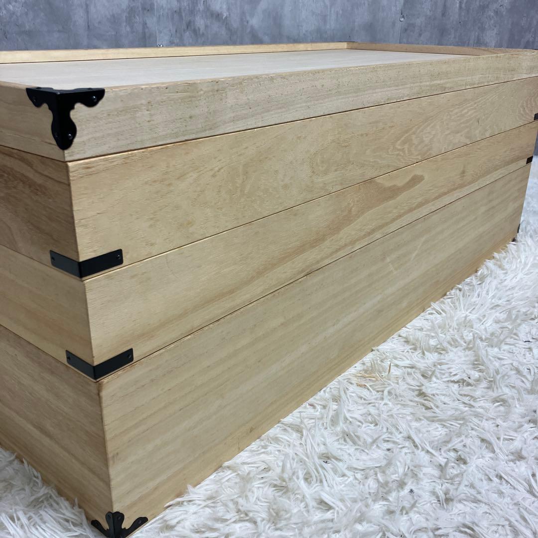 桐箪笥 桐箱 着物 衣装ケース 3段 桐タンス