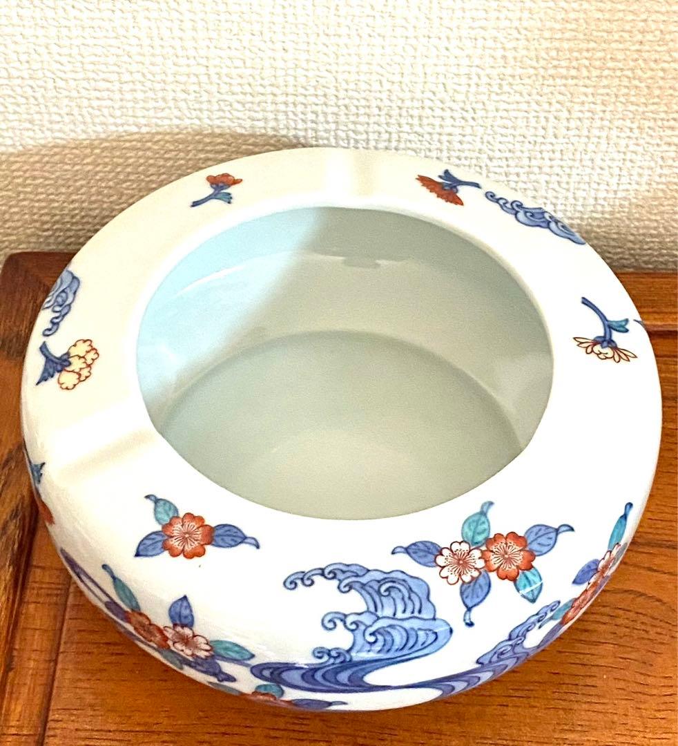 特别イベント　今右衛門 錦浪花絵 灰皿 箱付