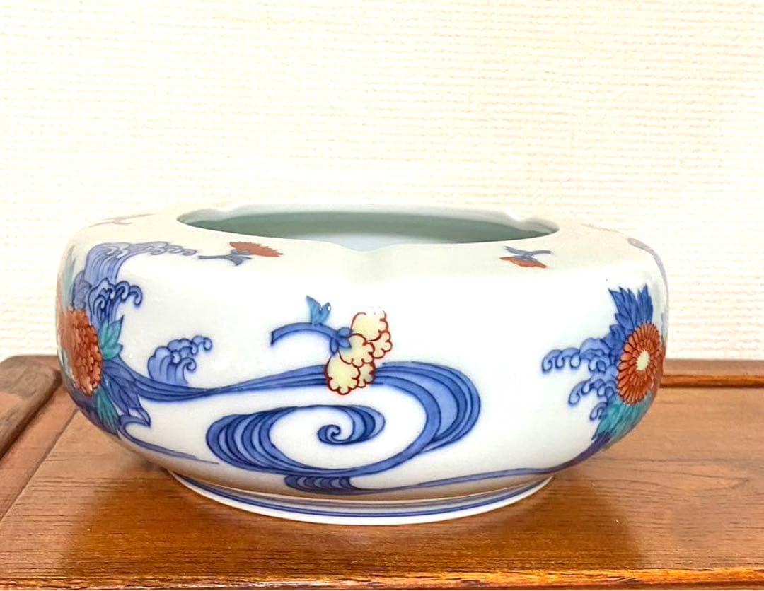 特别イベント　今右衛門 錦浪花絵 灰皿 箱付