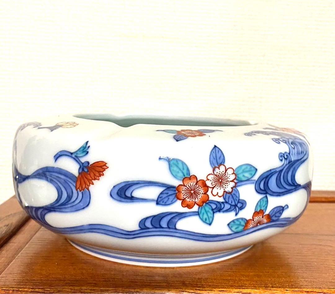 特别イベント　今右衛門 錦浪花絵 灰皿 箱付