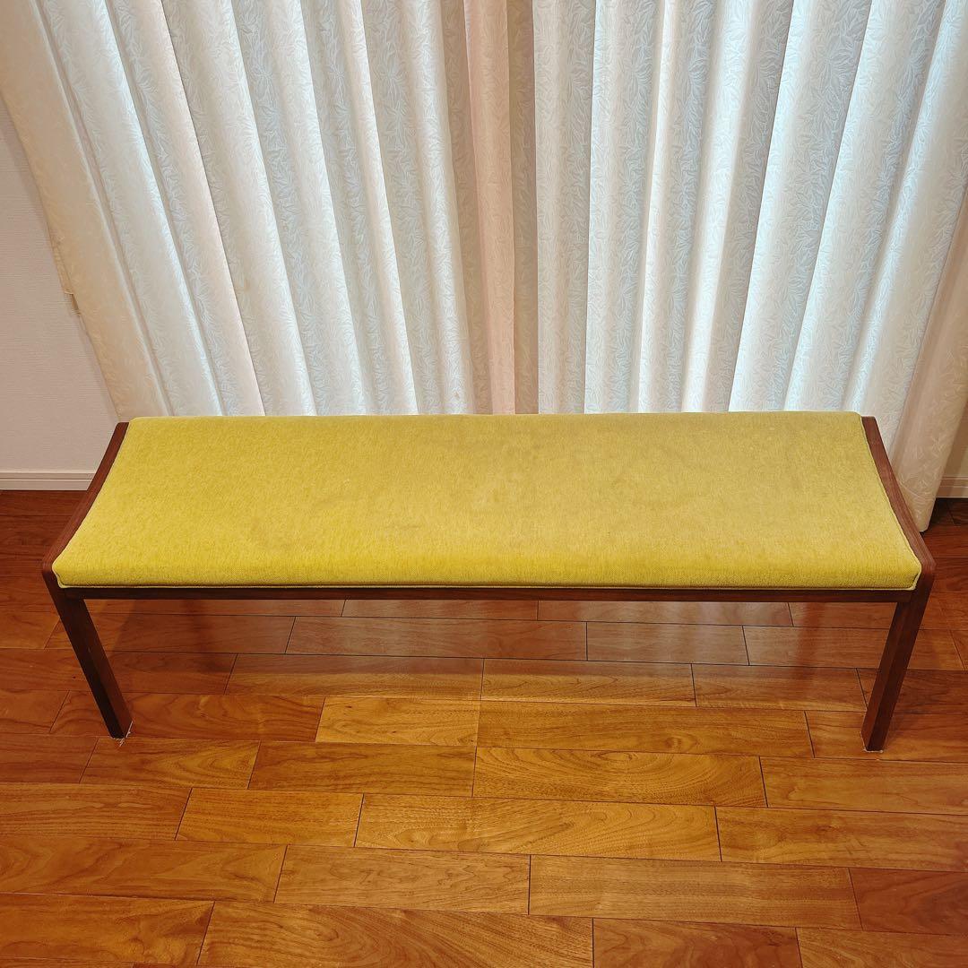 ダイニングベンチ 天然木 ウォルナット オーキタ家具 北欧家具 ベンチ