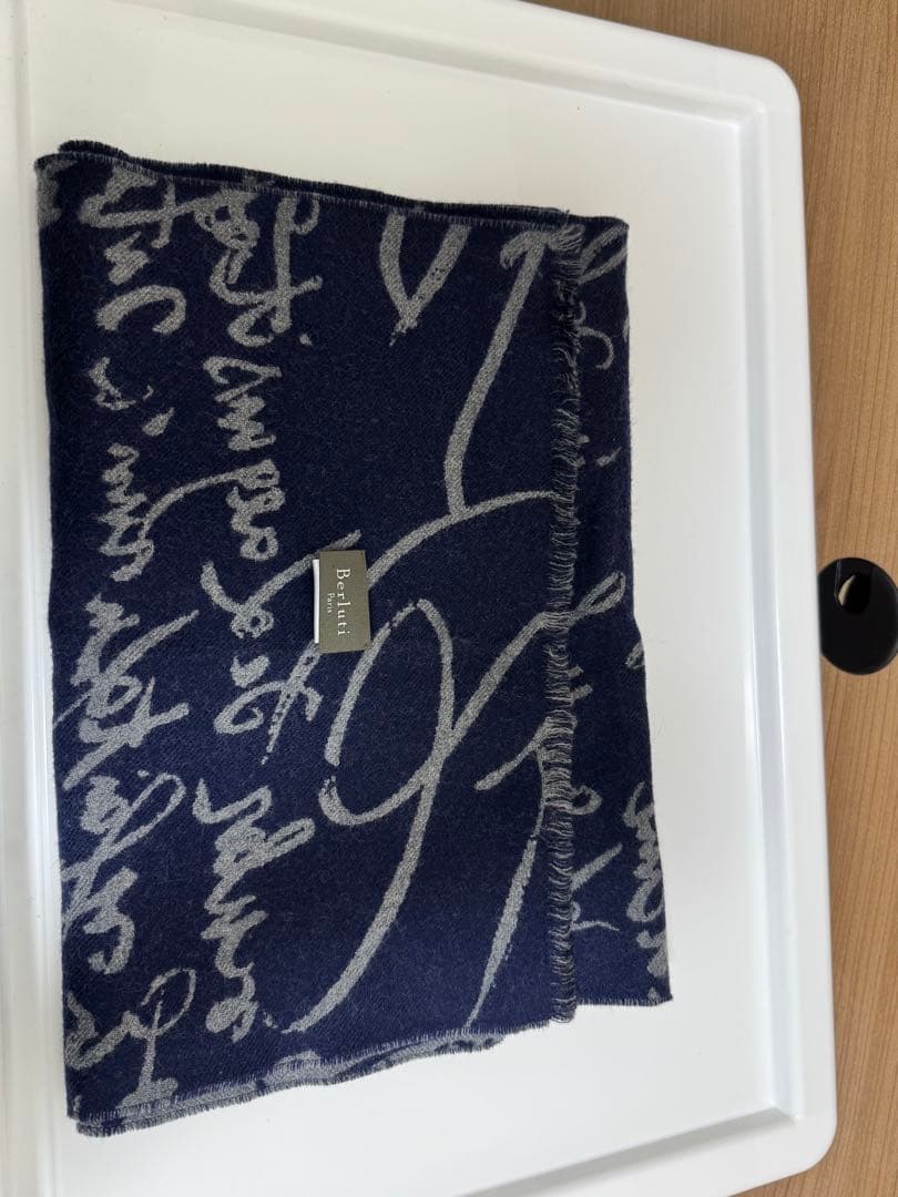 Berluti ネイビー タグ取れてます