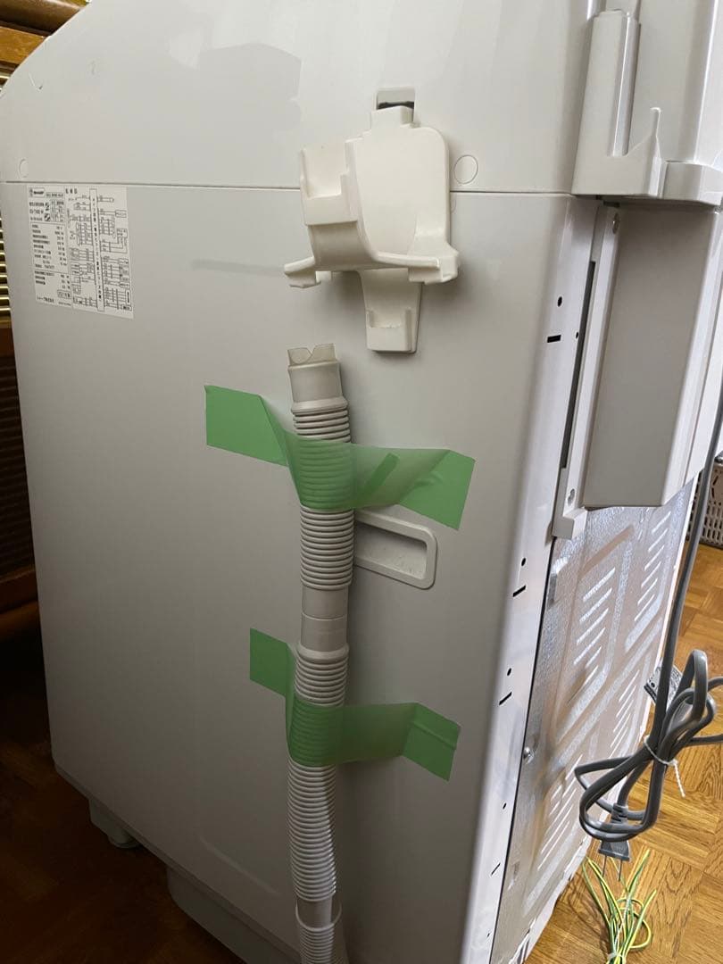 SHARP 縦型洗濯機 乾燥機能付き 8kg ES-TX8E W