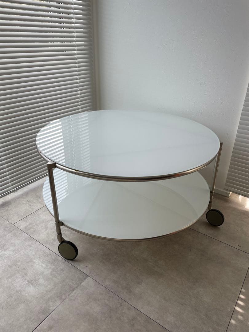 IKEA オールドイケア strind ガラステーブル　コーヒーテーブル