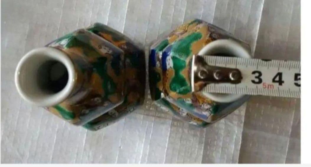 高級 九谷焼 木米 徳利 共箱 新品