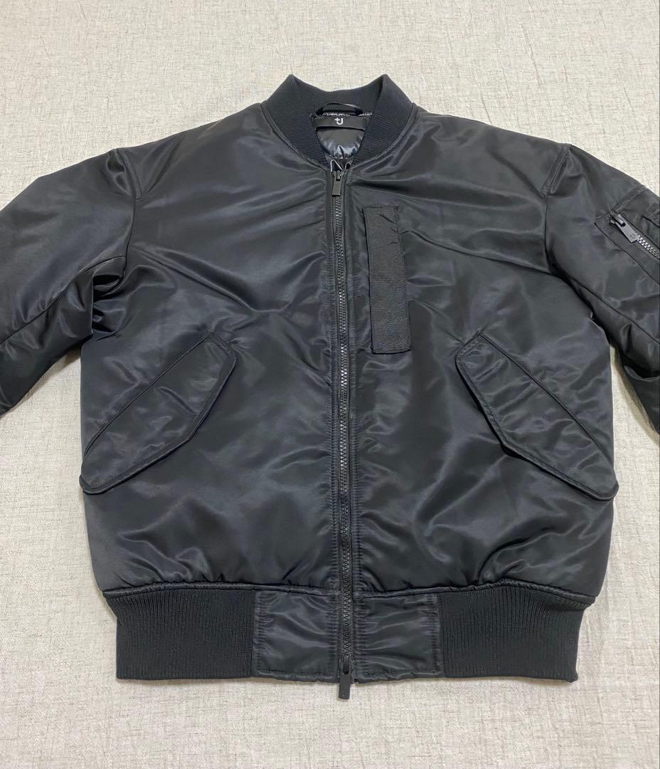 UNIQLO +J ハイブリッドダウンオーバーサイズMA-1 ブラック XS