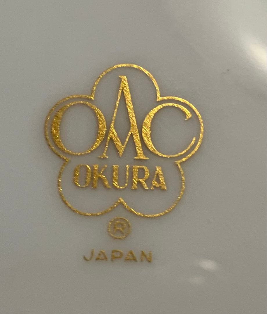 大倉陶器　金蝕ぶどう　花器　36㎝