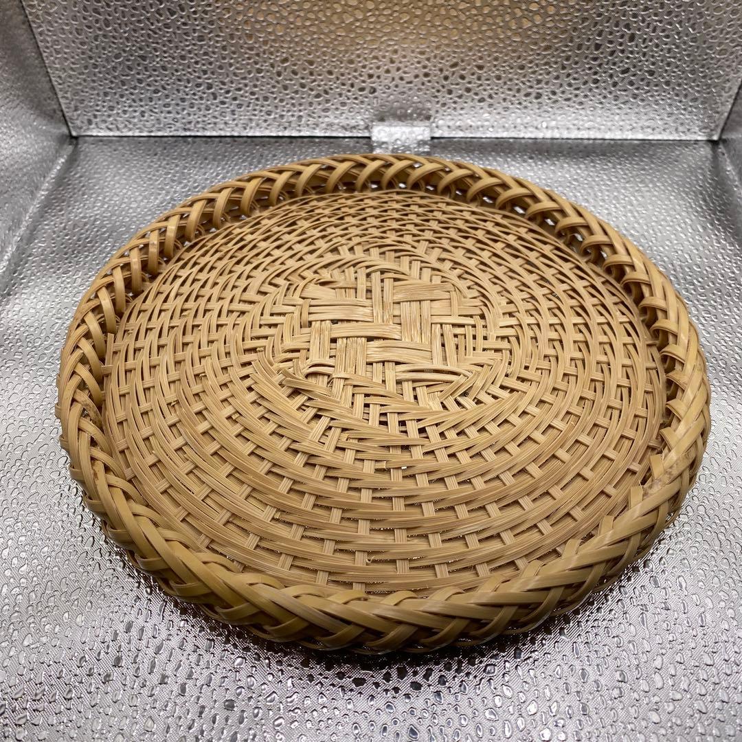 【ハンドメイド】5枚組　国産竹使用・職人手作り 竹ざる