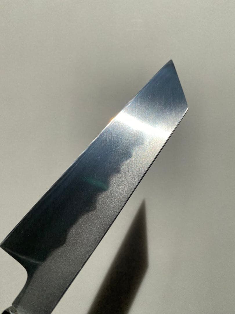 【島人】玄海正国 ケンムキ 6寸 水本焼 青紙2号 水牛角黒檀八角柄銀巻