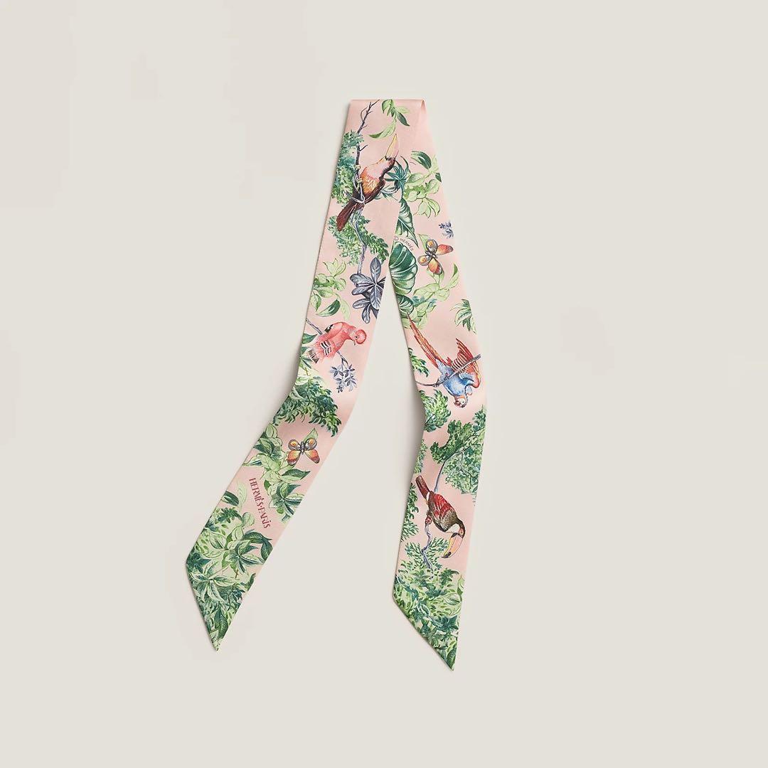 新品未使用 エルメス　ツイリー 《赤道直下》 ピンク 2026SS 新作　タグ付