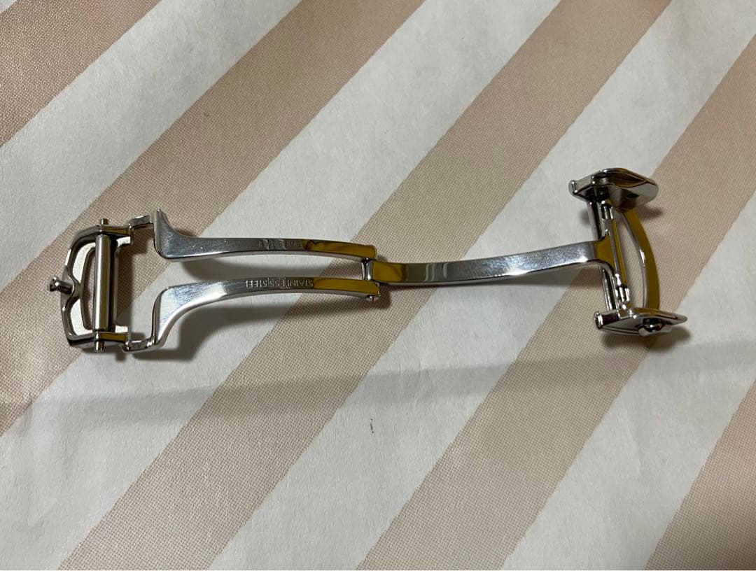 カルティエ純正dバックル（スチール）MXE0F2TP デュモンLM・サントスMM