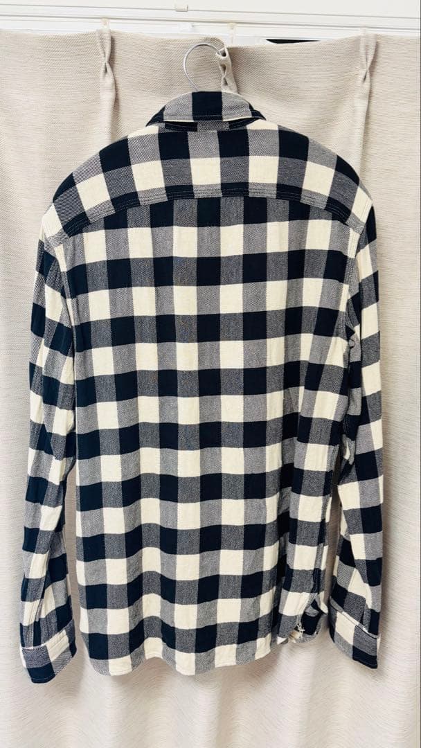 【週末特価、本日限定】RRL バッファロー チェック ツイル ワークシャツ