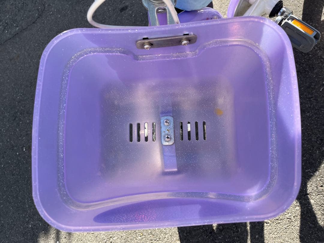 ラプンツェル 子供用自転車 紫色　値下げ中