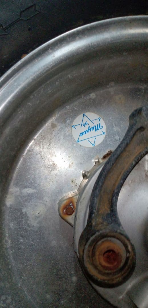 ジャイロキャノピータイヤ 110/90-12 アルミホイール