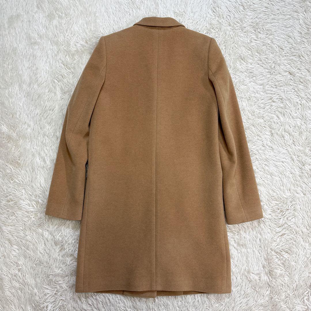 【美品】theory チェスターコート ベージュ カシミヤ100% S
