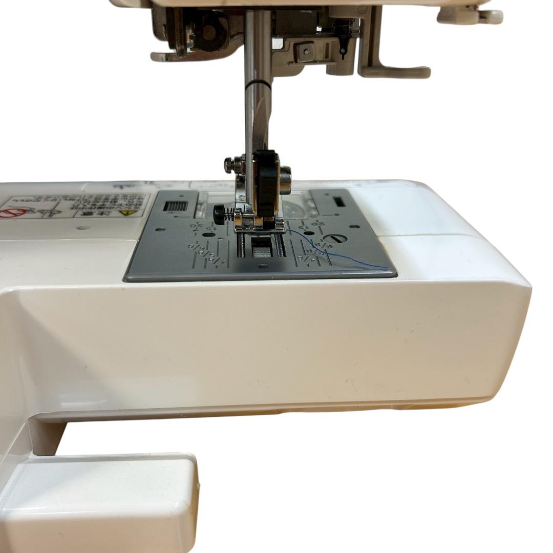 ジャノメ コンパクト電子ミシン N-788WT ロックカッター内蔵 バッグ付き