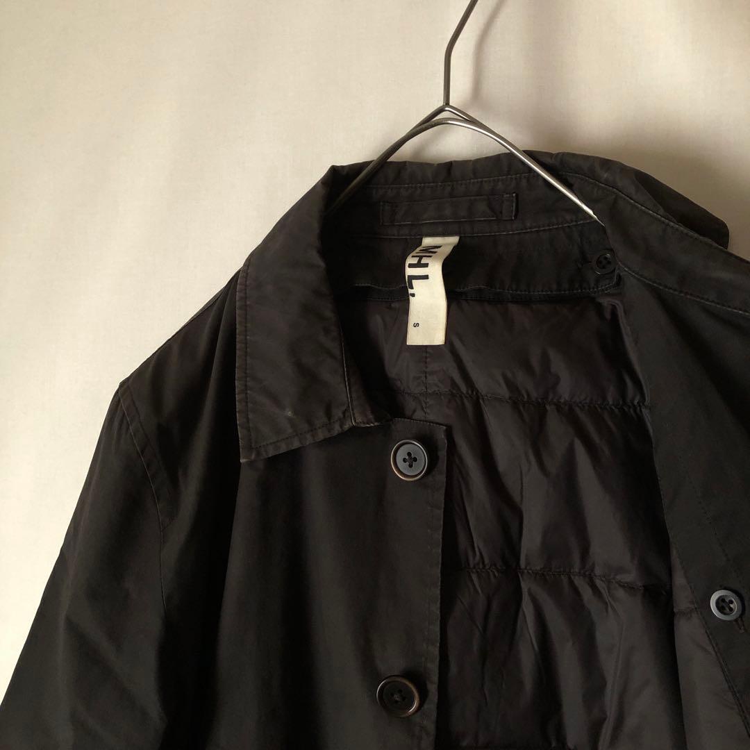 【秋冬】MHL, エムエイチエル ダウンライナー付き ステンカラーコート