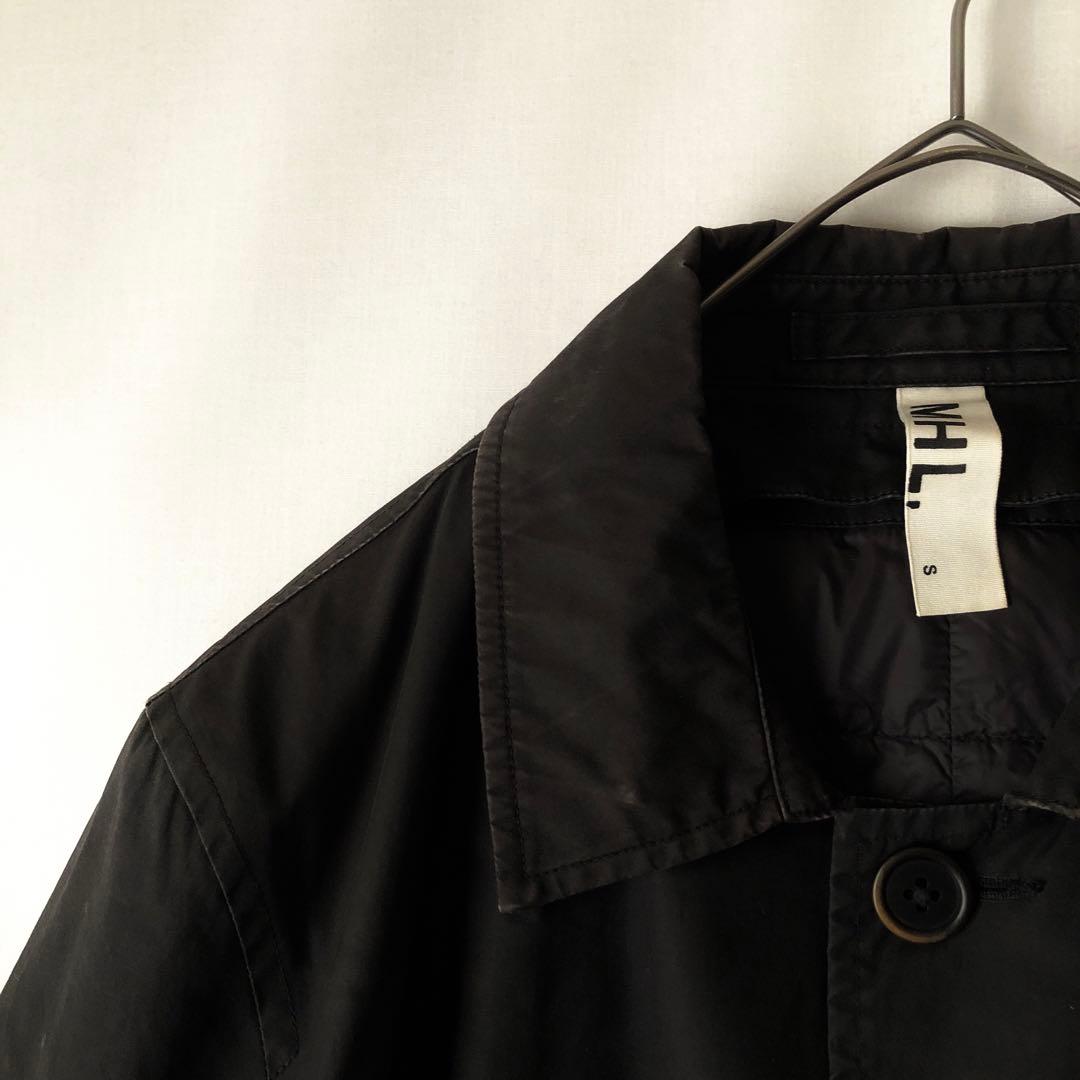 【秋冬】MHL, エムエイチエル ダウンライナー付き ステンカラーコート