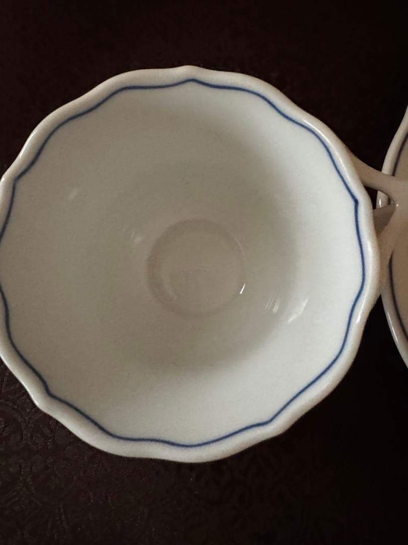 レア物　ブルーダニューブ　スナックセット6セット12点 カップアンドソーサー