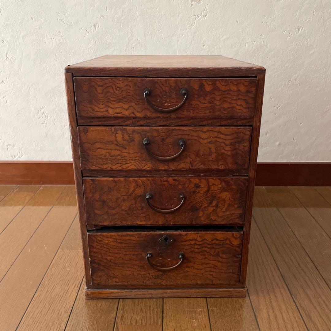 アンティーク　古道具　木製　小引き出し