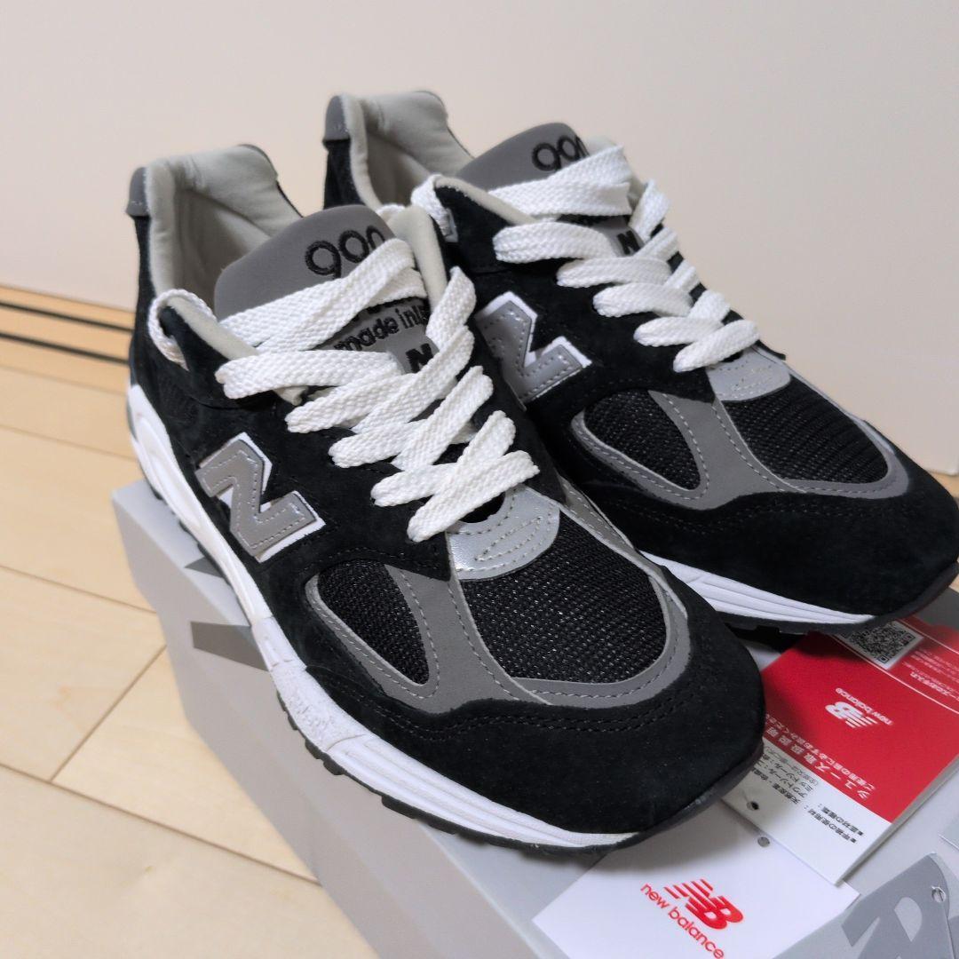 ニューバランス　M990 V2 ブラック　28cm