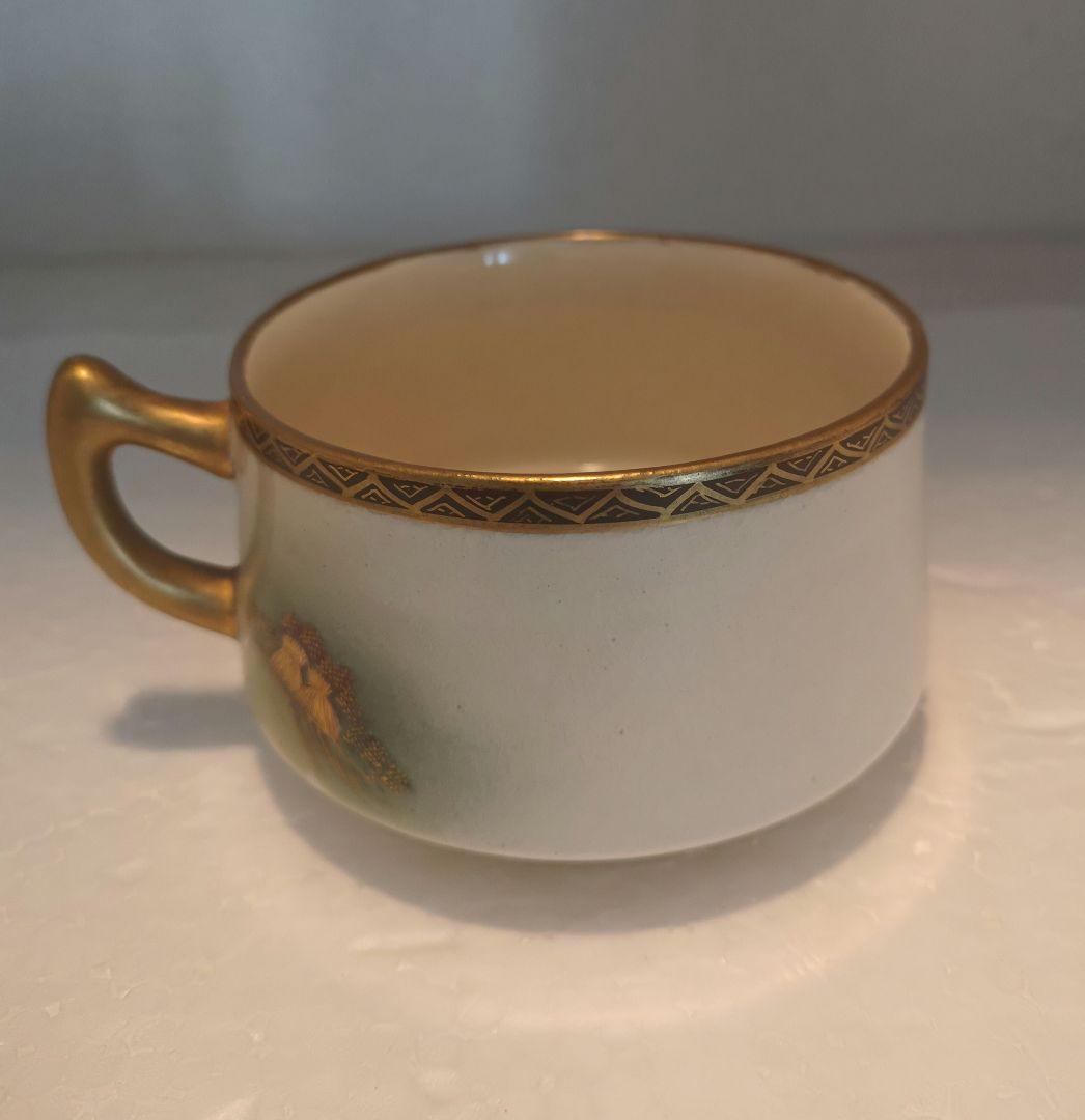 薩摩焼　神山　9点セット　カップ　ソーサー　ポット　クリーマー　シュガー