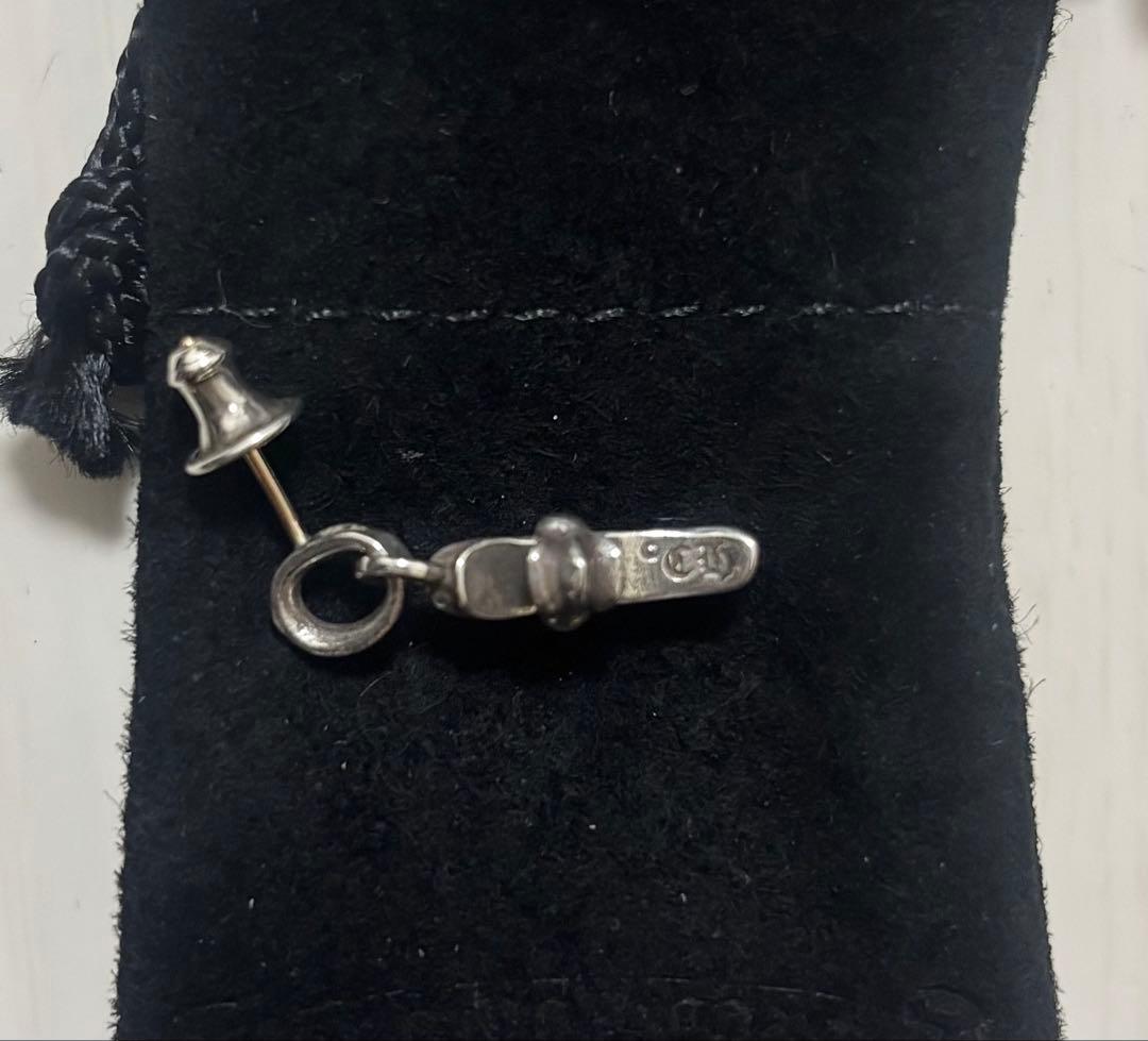 CHROME HEARTS CHクロスベビーファットドロップピアス