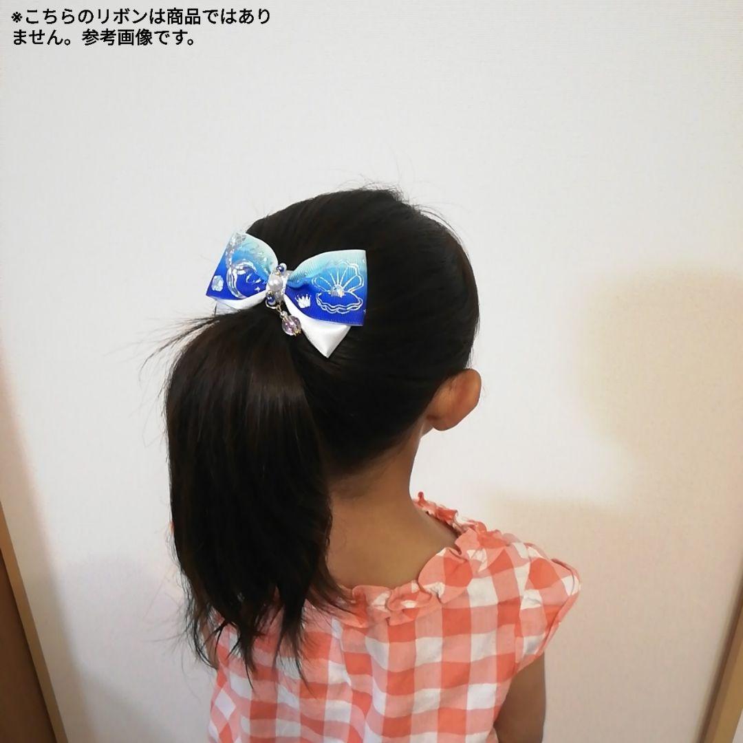 確認　ヘアゴム　ヘアリボン　1072　バレリーナ　バレエ　ピンク